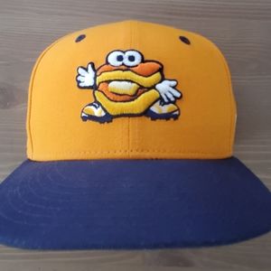 MiLB Montgomery Biscuits Fitted Cap Yellow and Blue